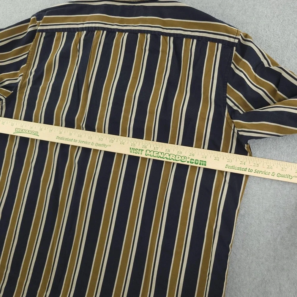 Banana Republic Shirt Mens XL Multicolor Stripe Long Sleeve Button Up Slim Fit